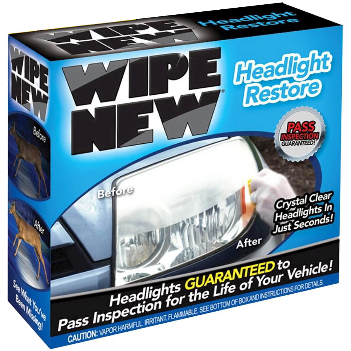 WIPE NEW HEADLIGHT RESTORE KIT