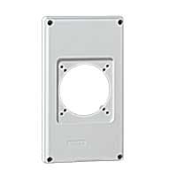 Legrand Industrial Sockets Face Plates. Model No. 57712 1 Socket