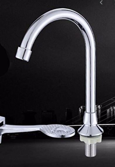 Deck Mounted Spout U type for Foot Operated Value 5 inch Height