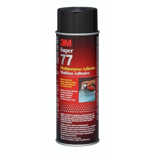 ADHESIVE SUPER 77 MAKE 3M SPRAY BOTTLE 475 GM INDUSTRIAL GRADE