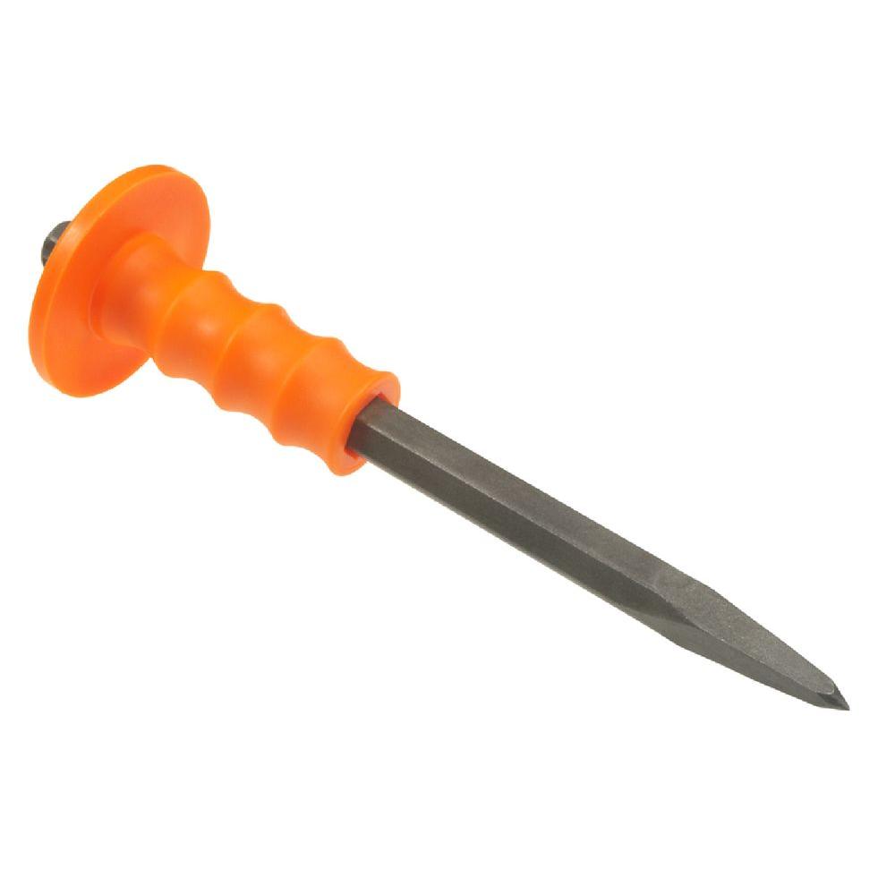 CHISEL 9 INCH WITH BI-MATERIAL HAND GUARD