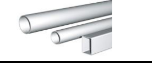 HANGING SYSTEM -RECTANGULAR TUBE (60/40 OD) ARTICLE NO.: - 144.311.100 MODEL: - TARA PLUS,1000mm 1MTRX20