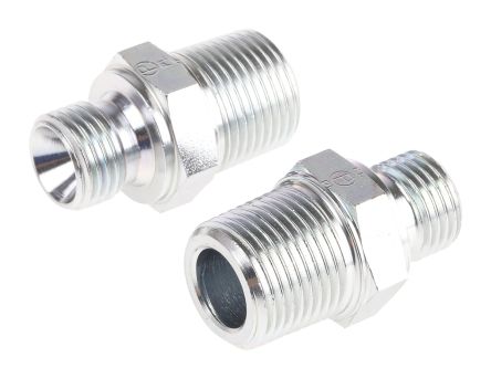HYDRAULIC CONNECTORS STRAIGHT THREADED 3/8 INCH X 3/8 INCH