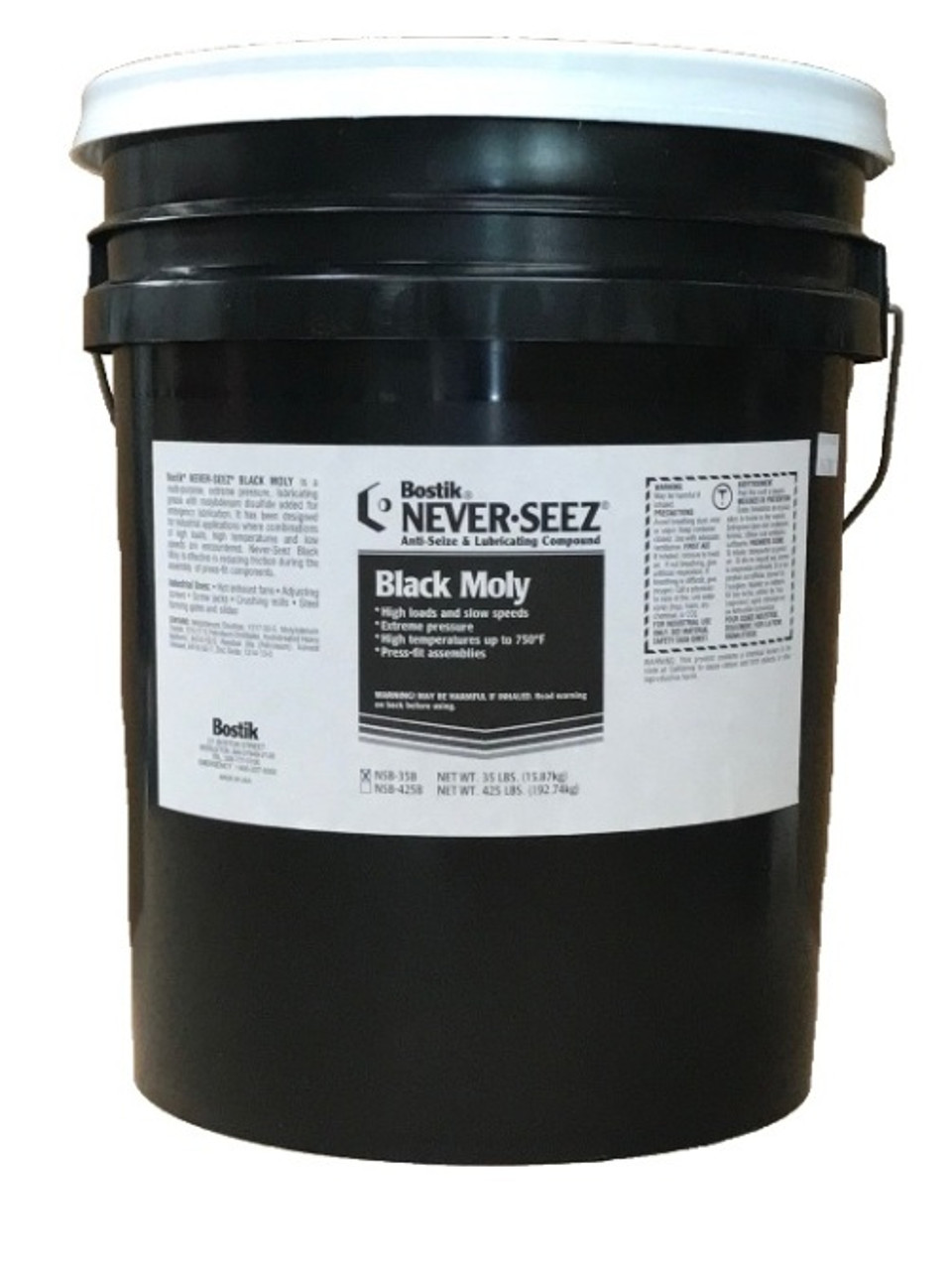 BLACK MOLY GREASE (PACK OF 35 LBS), BOSTIK ANTI SEIZE