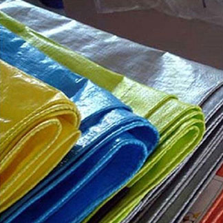 TARPAULIN 150 GSM WITH EYELETS - RATE PER SQFT
