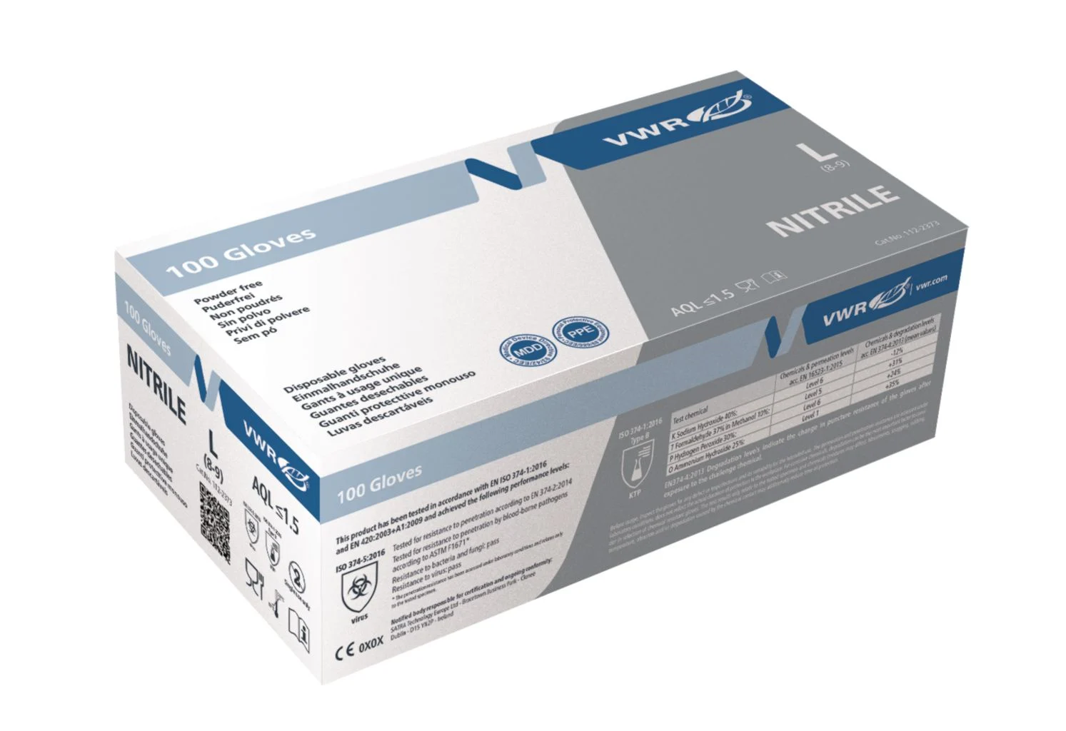 Surgical Gloves Powder free Make VWR/  RUBBEREX in Malaysia