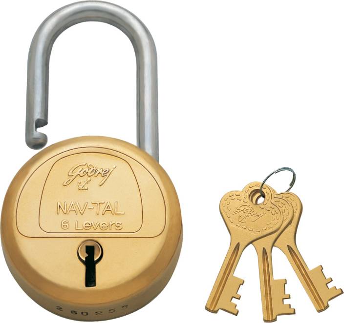 GODREJ 6 LEVER LOCK,  3 KEYS