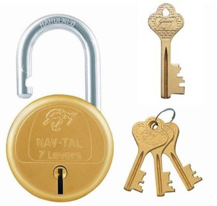 GODREJ 7 LEVER LOCK , 3 KEYS