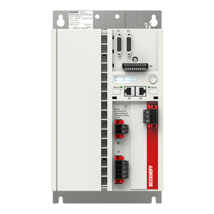 BECKHOFF Make Digital Compact Servo Drive, rated current 18A, Model AX5118-0000-0200