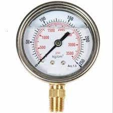 SP00000164-PRESSURE GAUGE 0-6000 psi FOR VERTICAL BALER MACHINE 0910114