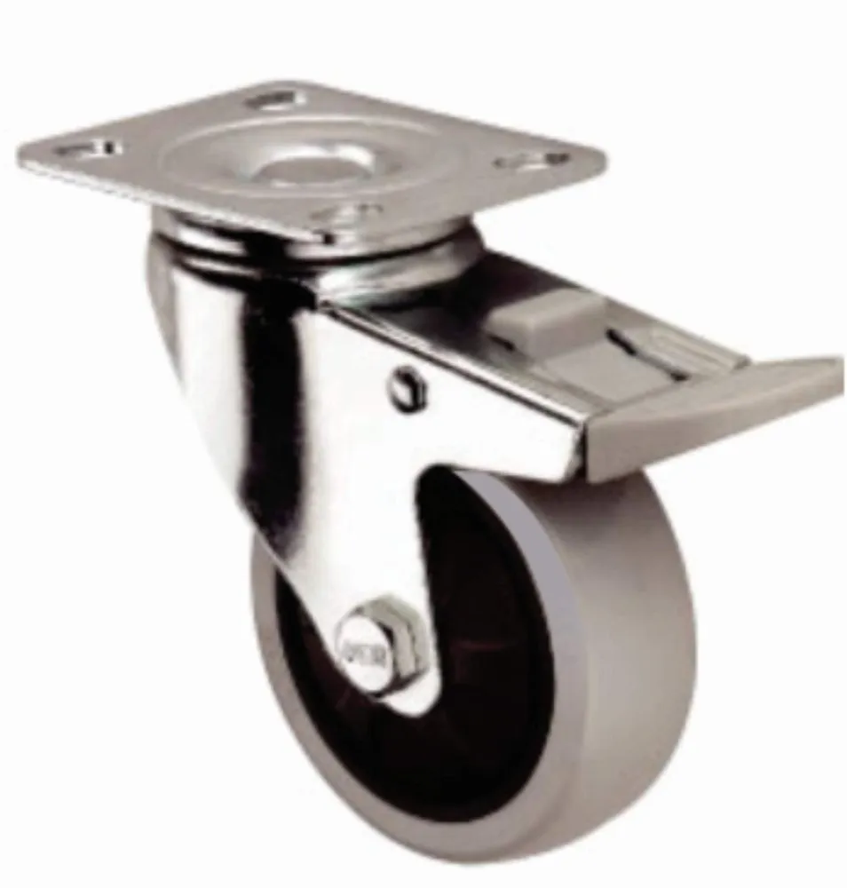 WHEEL SIZE 3INCH POLYPROPYLENE FIXED-IV-Z08-04-75-121