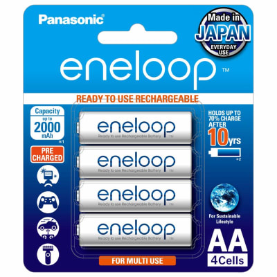 Panasonic/Duracell AA, 200mAh Rechargeable battery pack of 4 nos