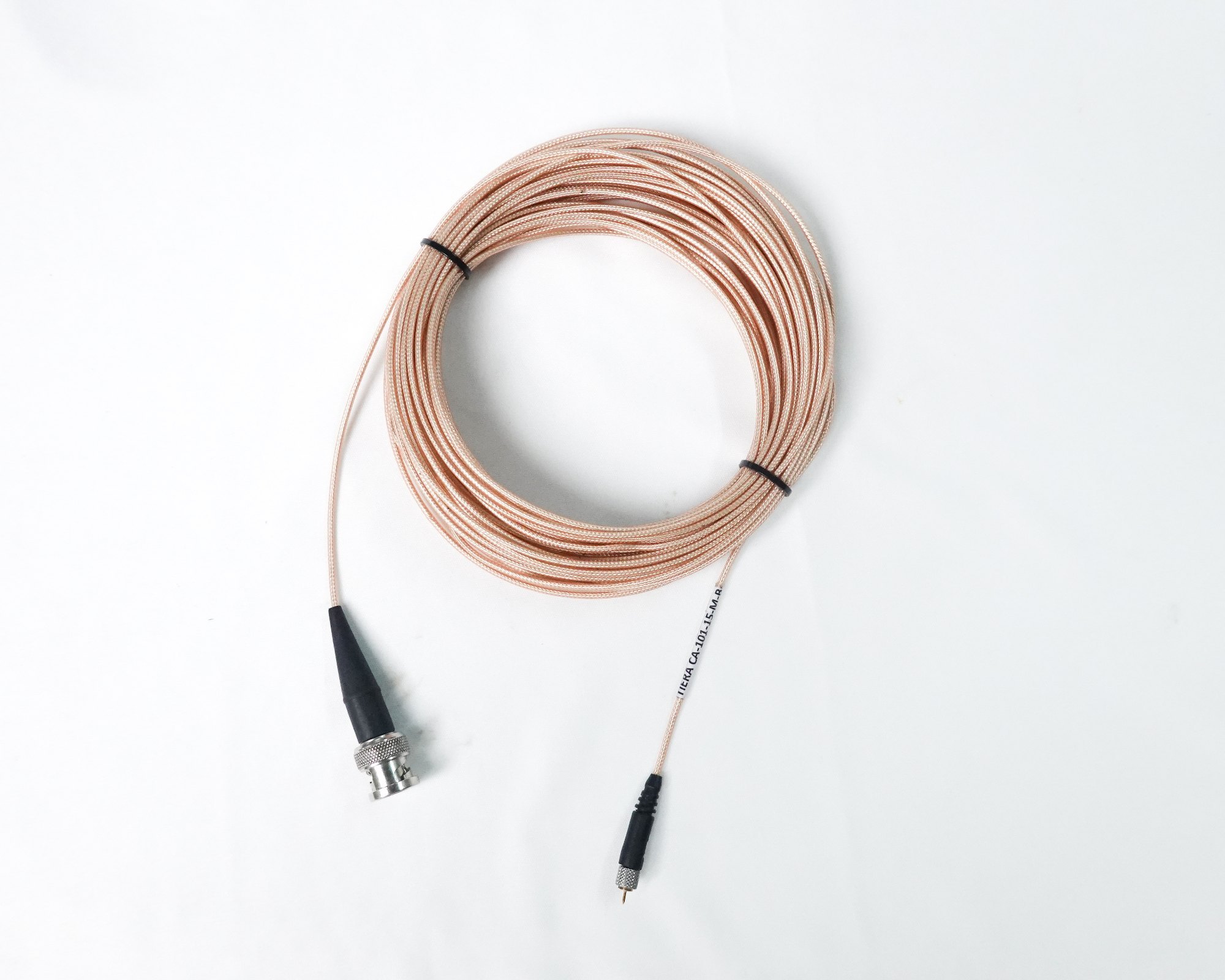 PCB Make Cable Connector :-                                                   Low-Noise Coaxial Cable, Blue TFE Jacketm10-m,10-32 Coaxial Plug to BNC Plug Model No:- M003C10