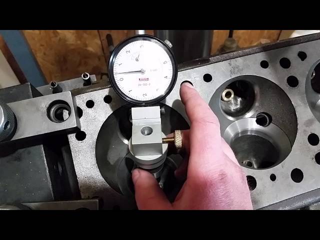 SPEEDY Make Concentricity checking gauge for parent bores of cylinder head QSK-23 (before assembly of EXHAUST valve guide and valve seat)